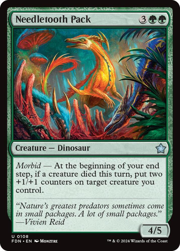 Needletooth Pack 108 card from Foundations