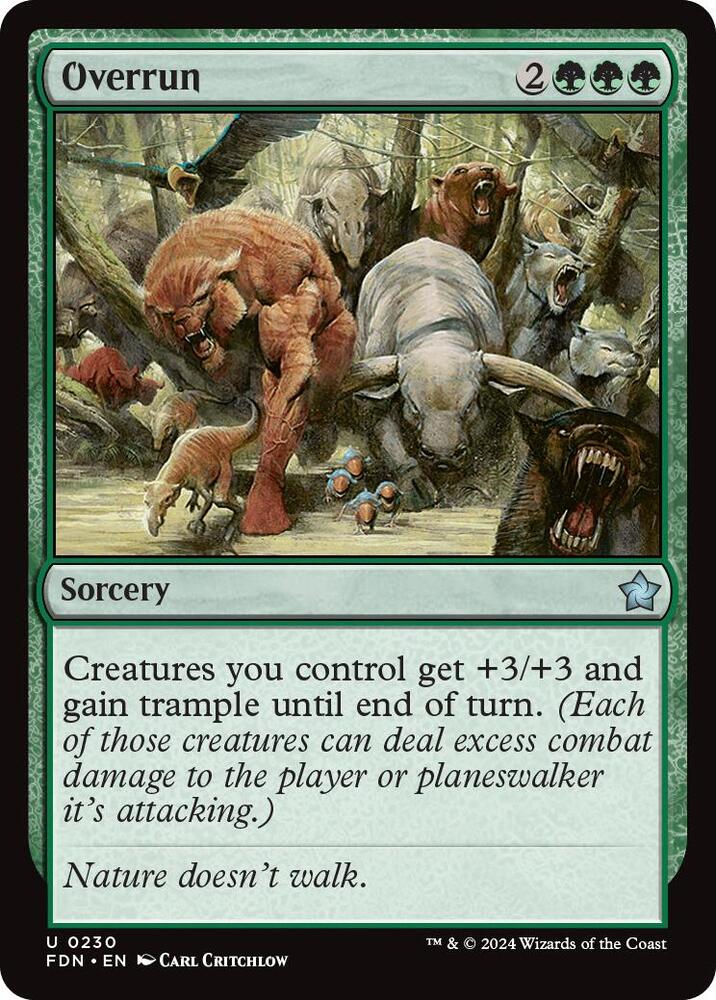 Overrun 230 card from Foundations