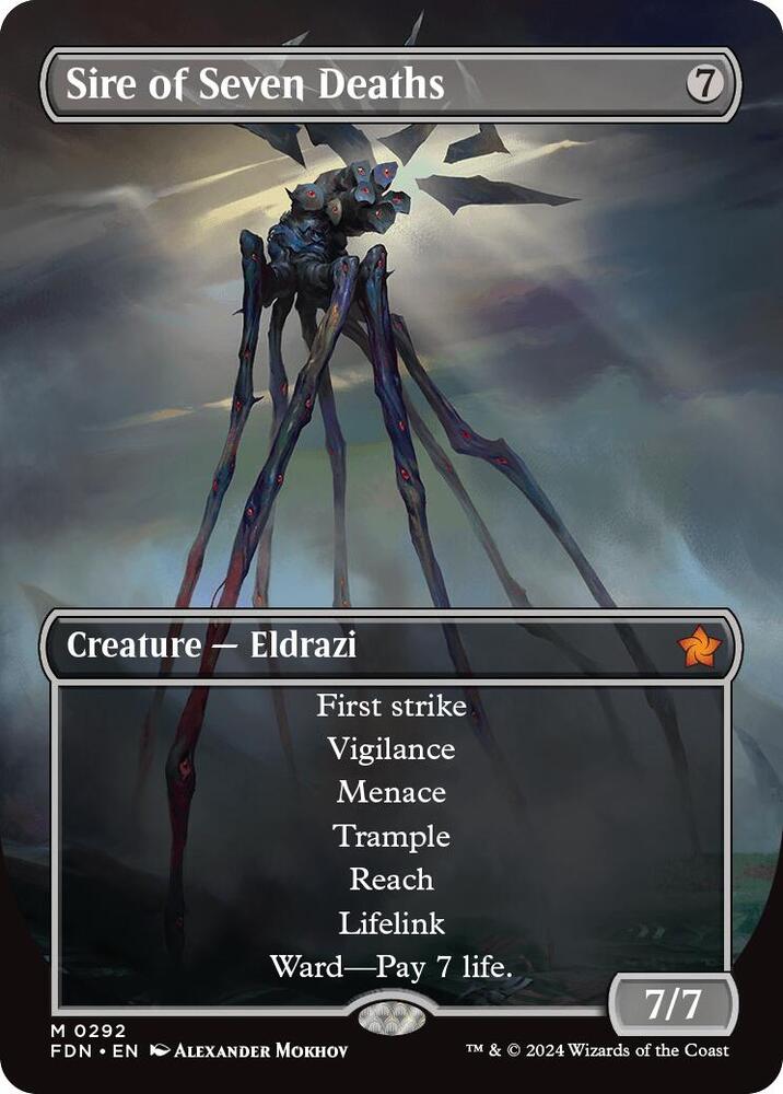 Sire of Seven Deaths (Borderless) 292 card from Foundations