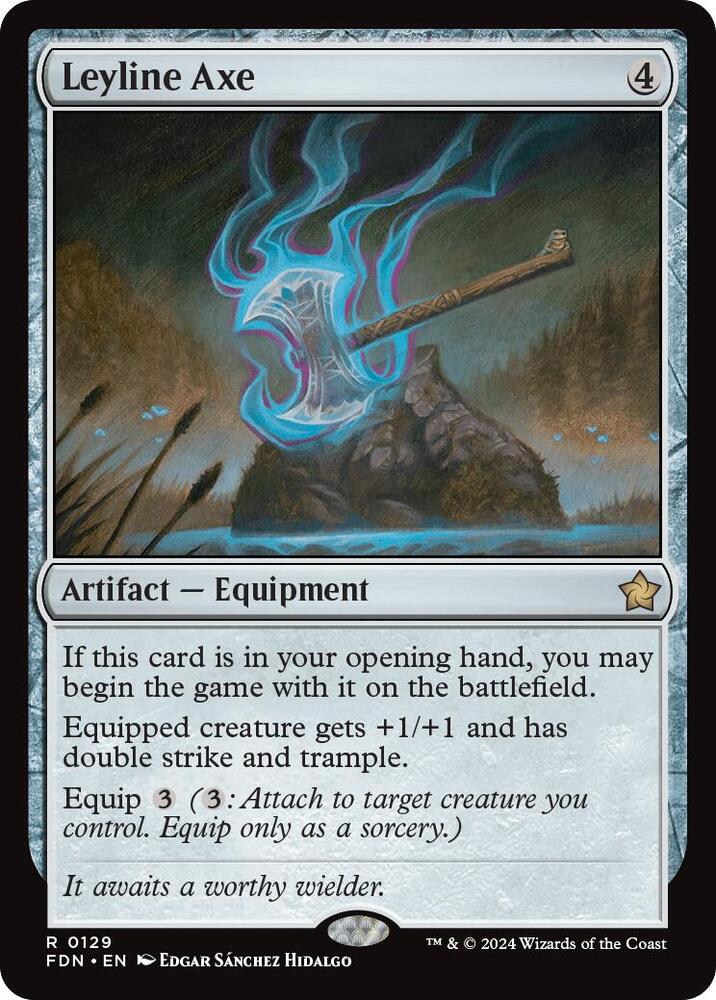 Leyline Axe 129 card from Foundations