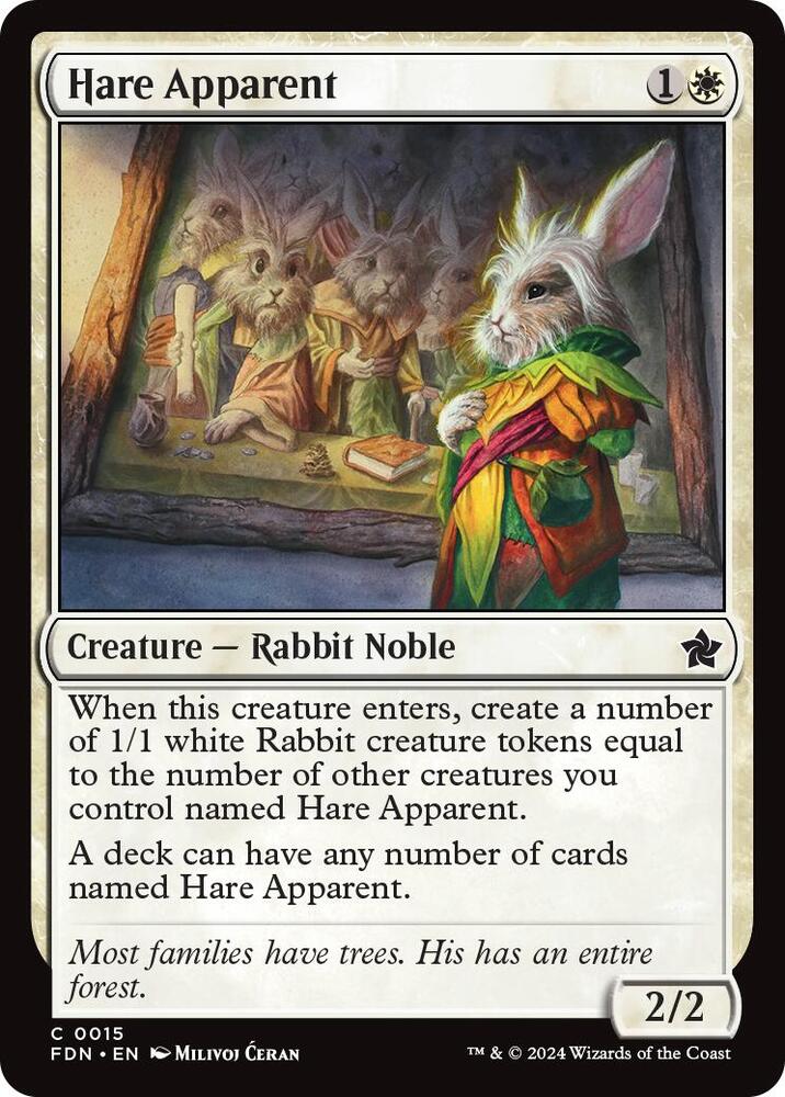Hare Apparent 15 card from Foundations