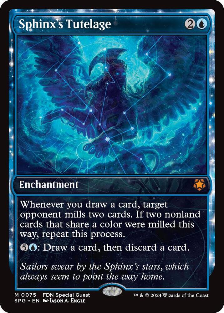 Sphinx's Tutelage (Showcase) 75 card from Special Guests