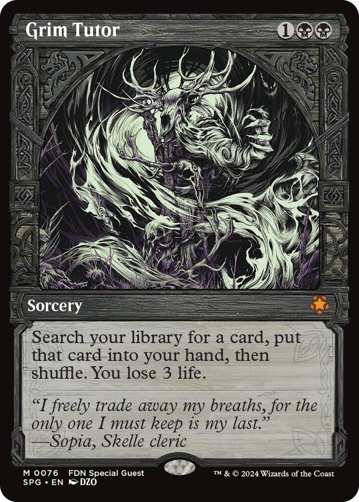 Grim Tutor (Showcase) 76 card from Special Guests