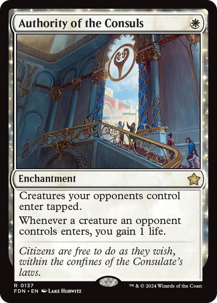 Authority of the Consuls 137 card from Foundations