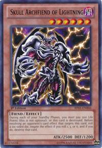 Skull Archfiend of Lightning BP01-EN006 card from Battle Pack: Epic Dawn