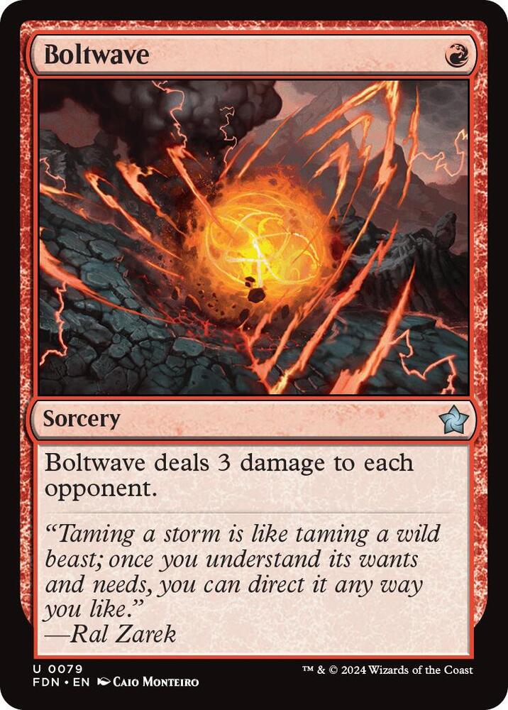 Boltwave 79 card from Foundations