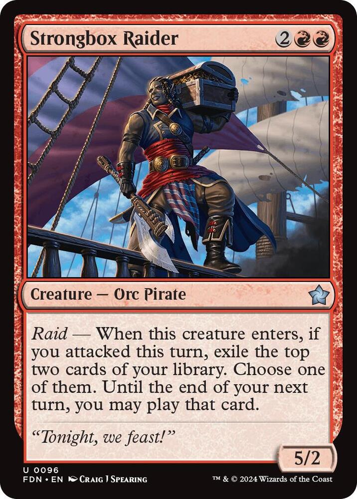 Strongbox Raider 96 card from Foundations
