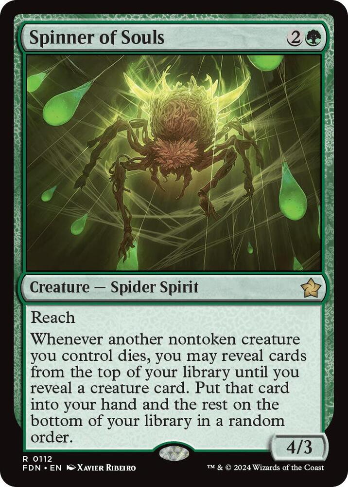 Spinner of Souls 112 card from Foundations