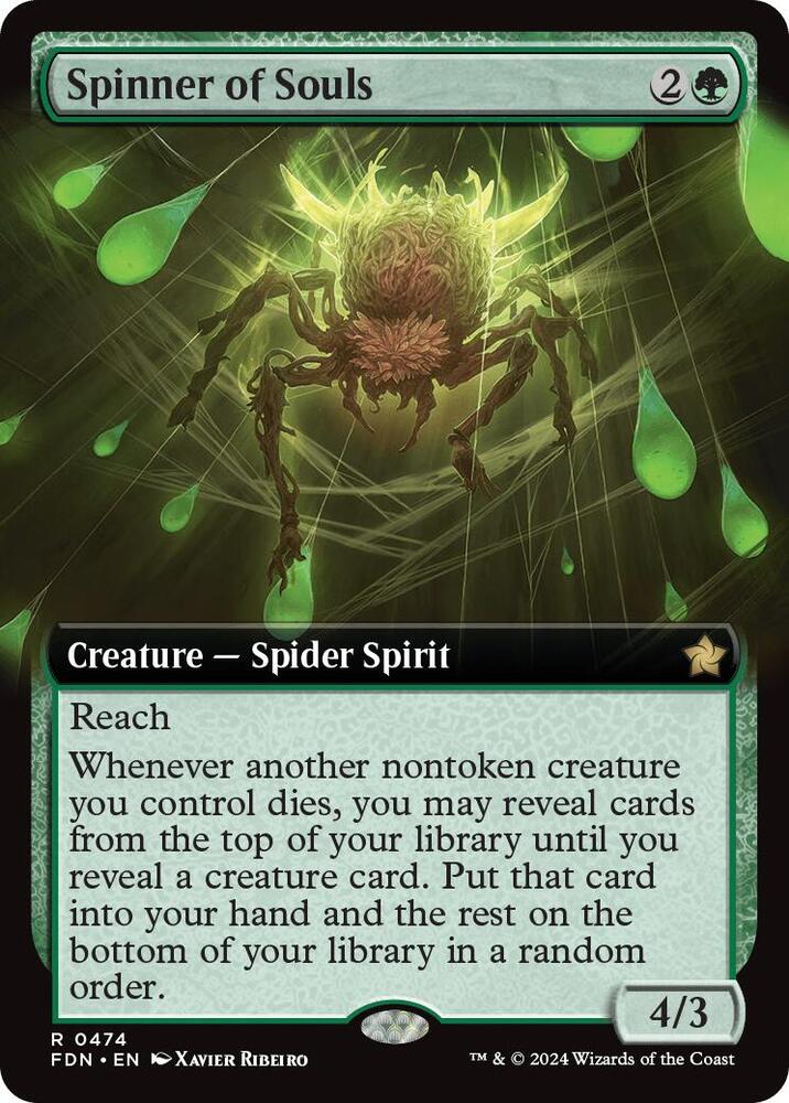 Spinner of Souls (Extended Art) 474 card from Foundations