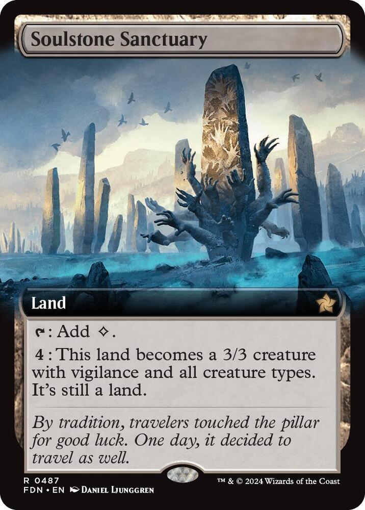 Soulstone Sanctuary (Extended Art) 487 card from Foundations
