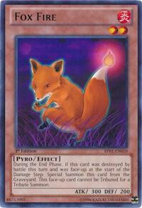 Fox Fire BP01-EN010 card from Battle Pack: Epic Dawn