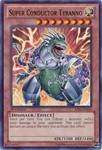 Super Conductor Tyranno BP01-EN013 card from Battle Pack: Epic Dawn