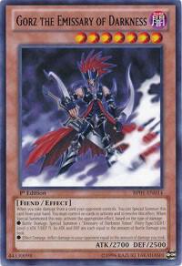Gorz the Emissary of Darkness BP01-EN014 card from Battle Pack: Epic Dawn