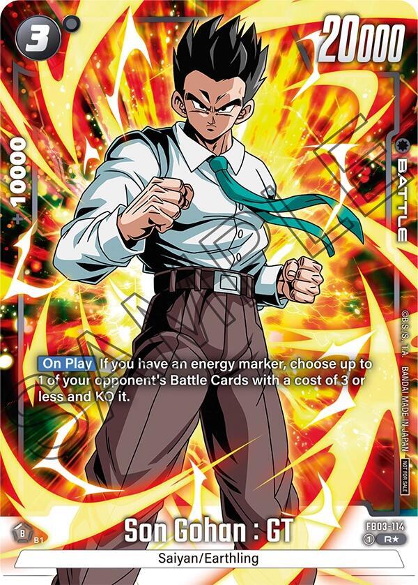 Son Gohan : GT (Tournament Pack -Winner- 04) FB03-114 card from Tournament and Championship Promos