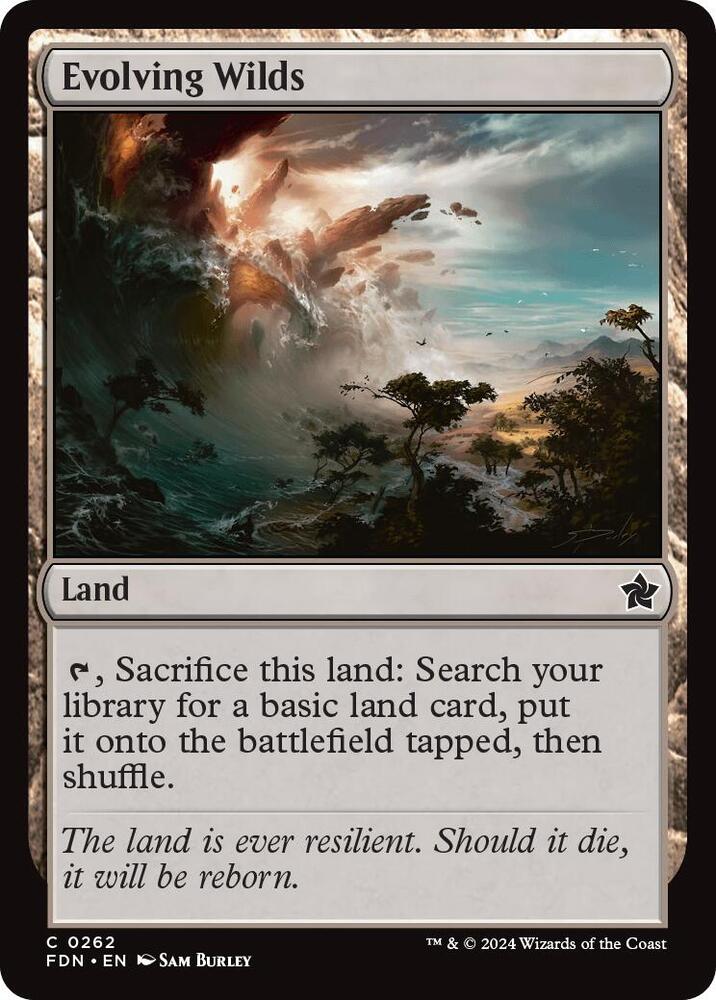 Evolving Wilds 262 card from Foundations