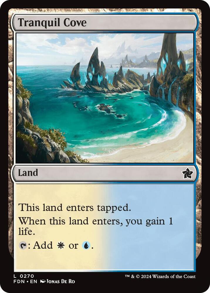 Tranquil Cove 270 card from Foundations