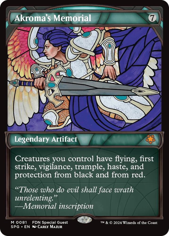 Akroma's Memorial (Showcase) 81 card from Special Guests