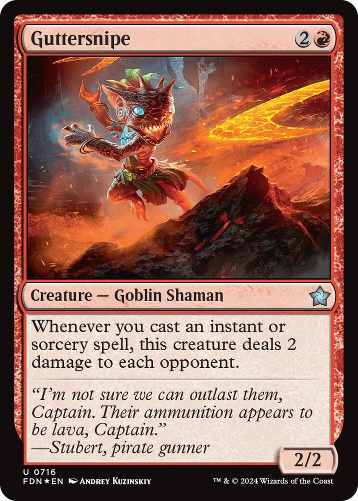 Guttersnipe 716 card from Foundations