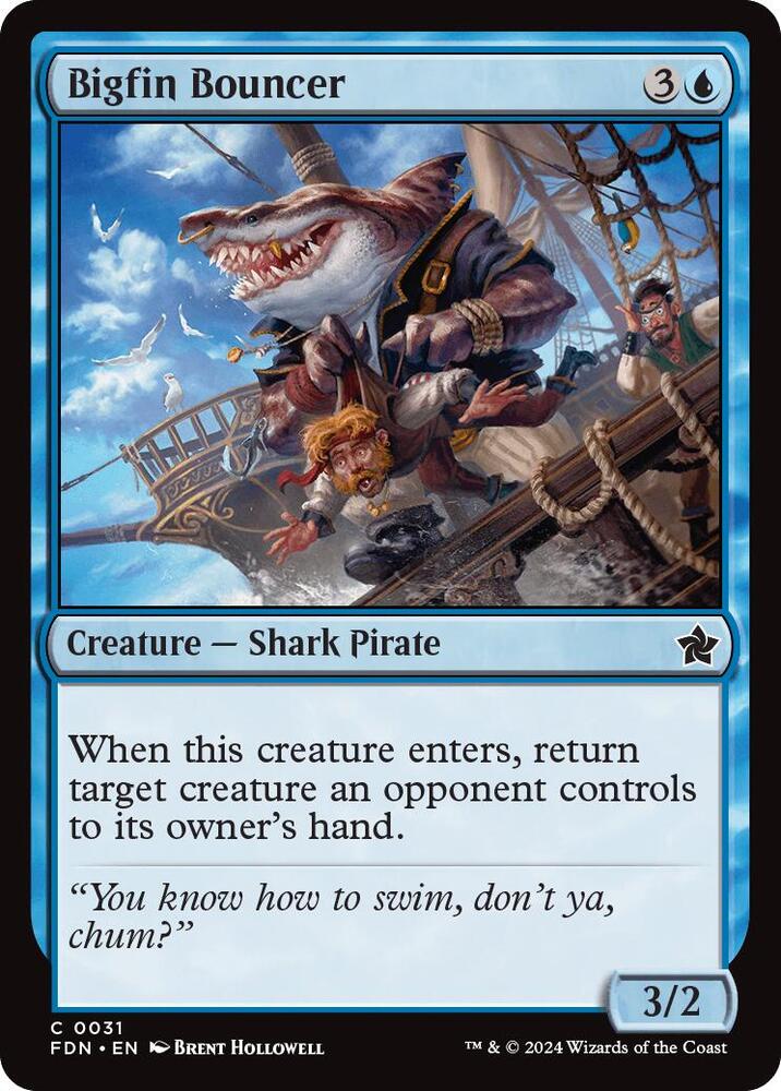 Bigfin Bouncer 31 card from Foundations