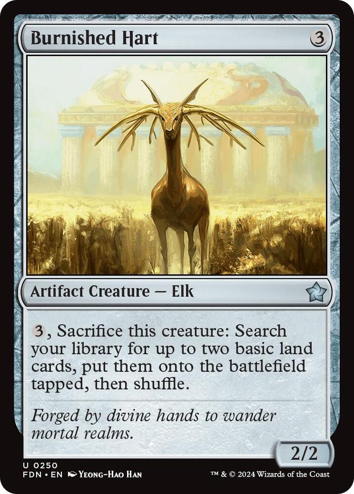 Burnished Hart 250 card from Foundations