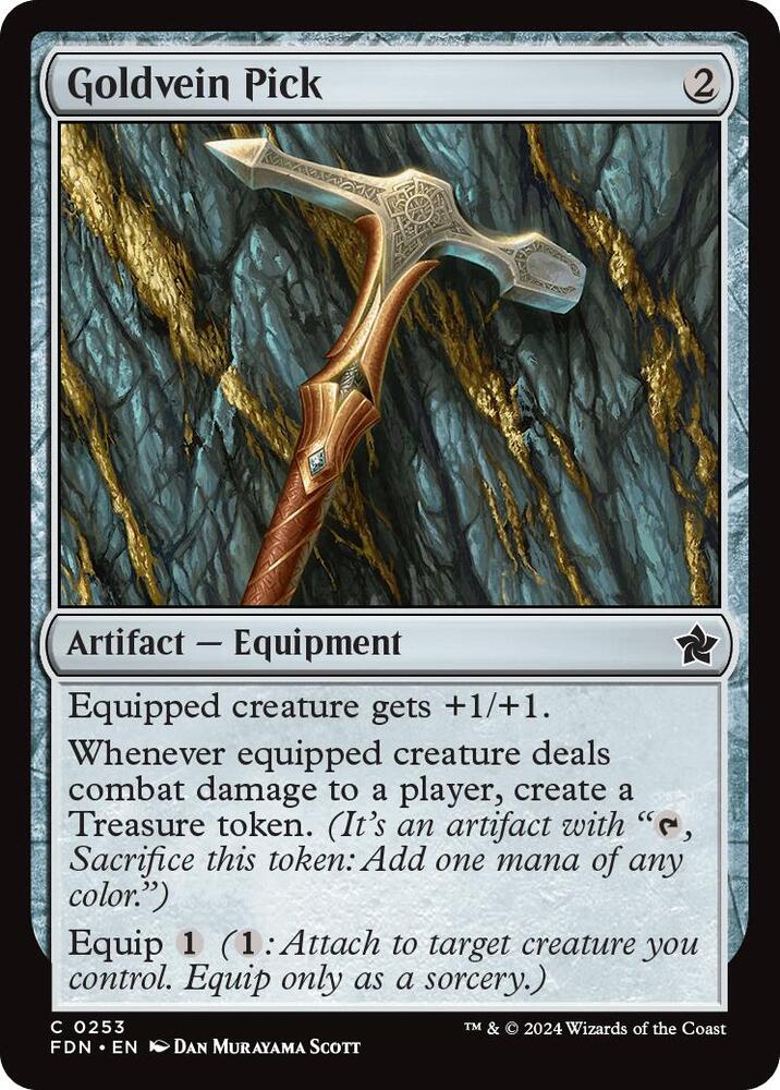Goldvein Pick 253 card from Foundations