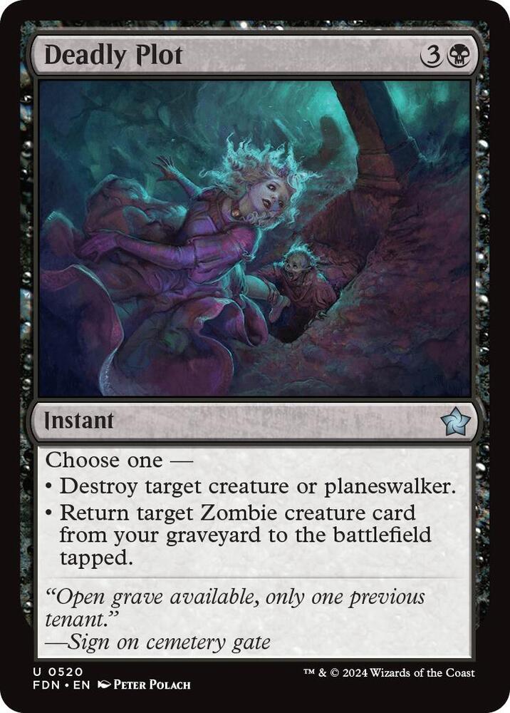 Deadly Plot 520 card from Foundations
