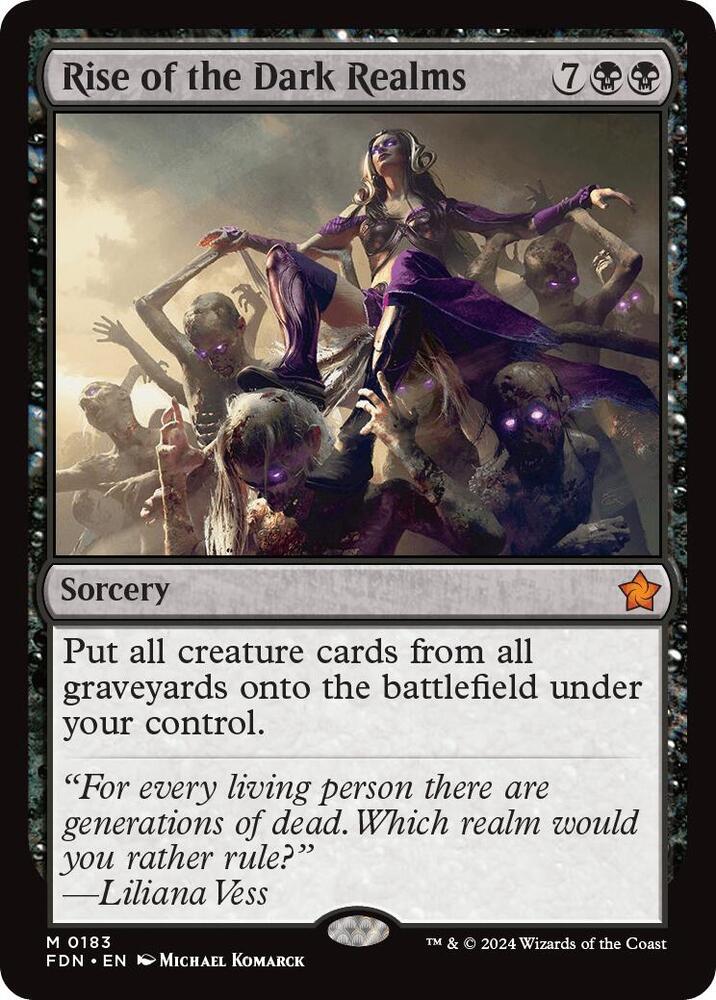 Rise of the Dark Realms 183 card from Foundations