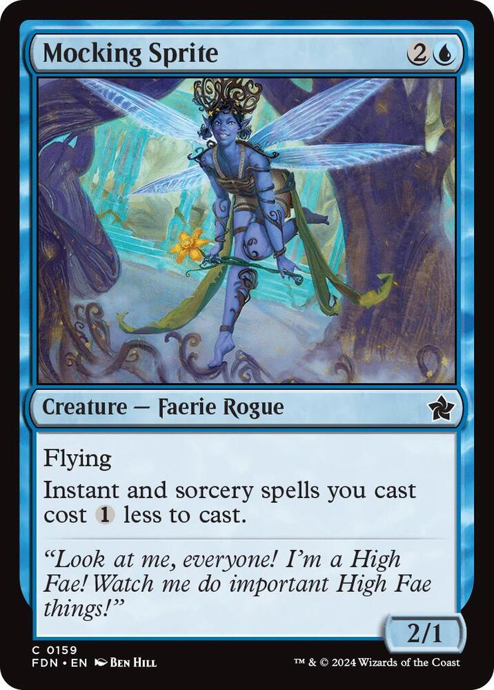 Mocking Sprite 159 card from Foundations