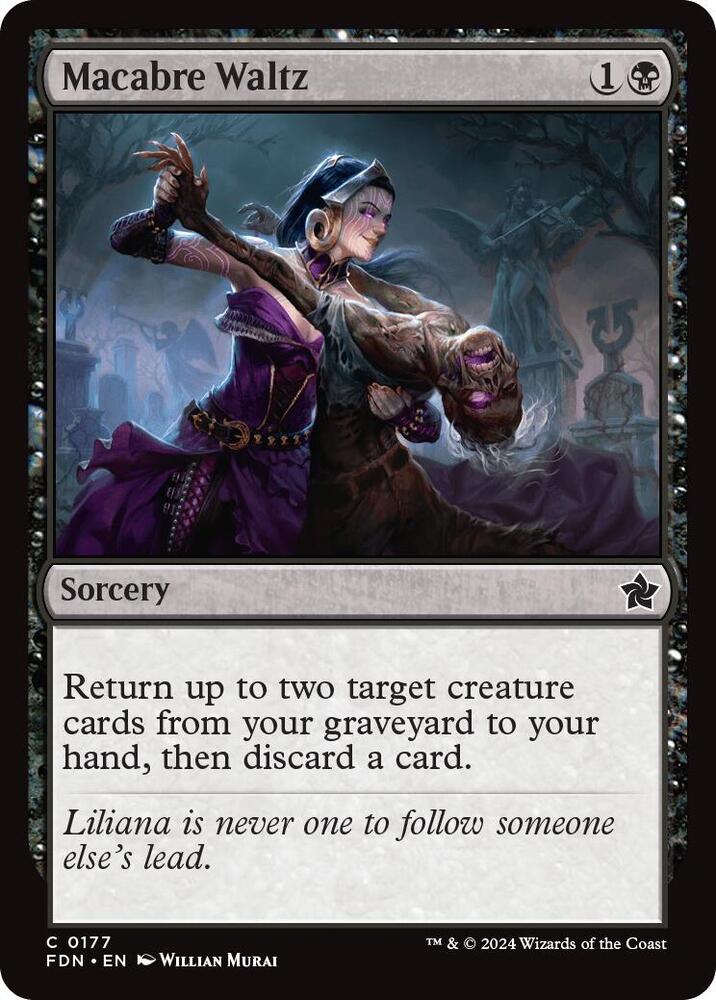 Macabre Waltz 177 card from Foundations