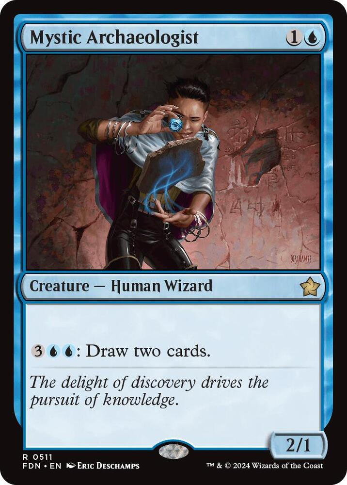 Mystic Archaeologist 511 card from Foundations