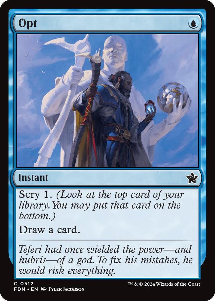Opt 512 card from Foundations