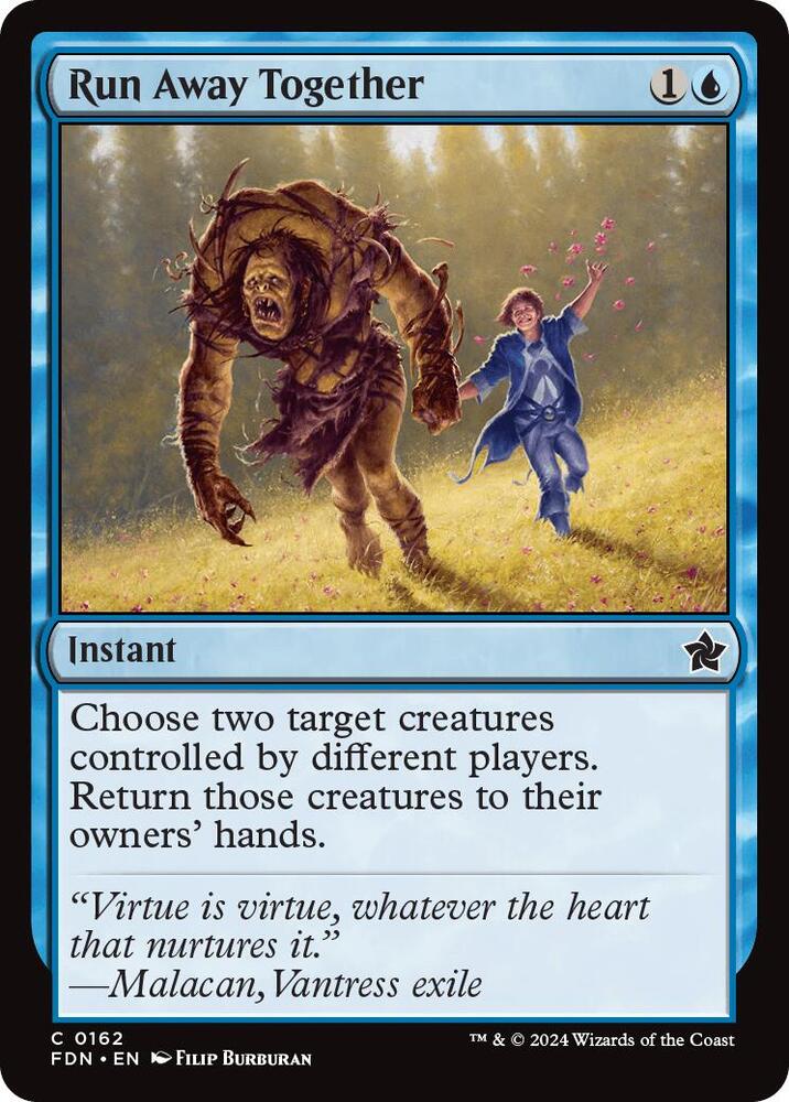 Run Away Together 162 card from Foundations