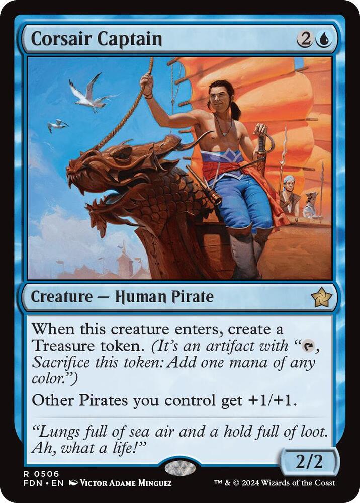 Corsair Captain 506 card from Foundations
