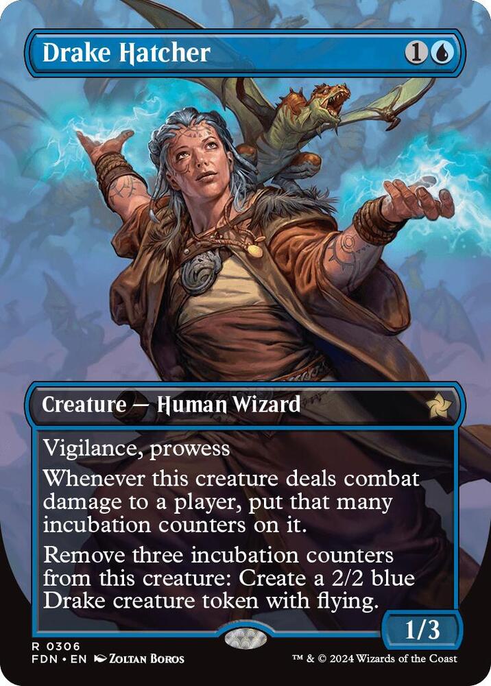 Drake Hatcher (Borderless) 306 card from Foundations