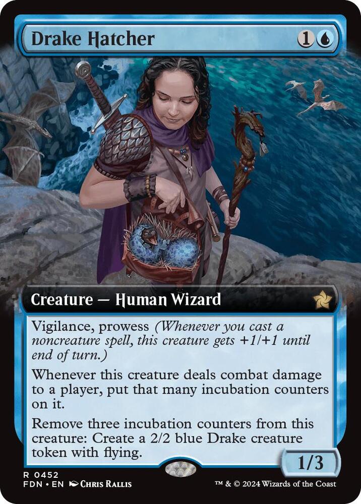 Drake Hatcher (Extended Art) 452 card from Foundations