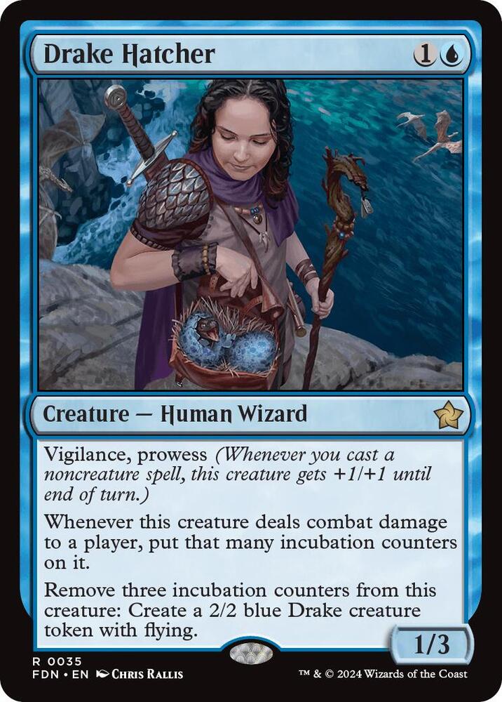 Drake Hatcher 35 card from Foundations