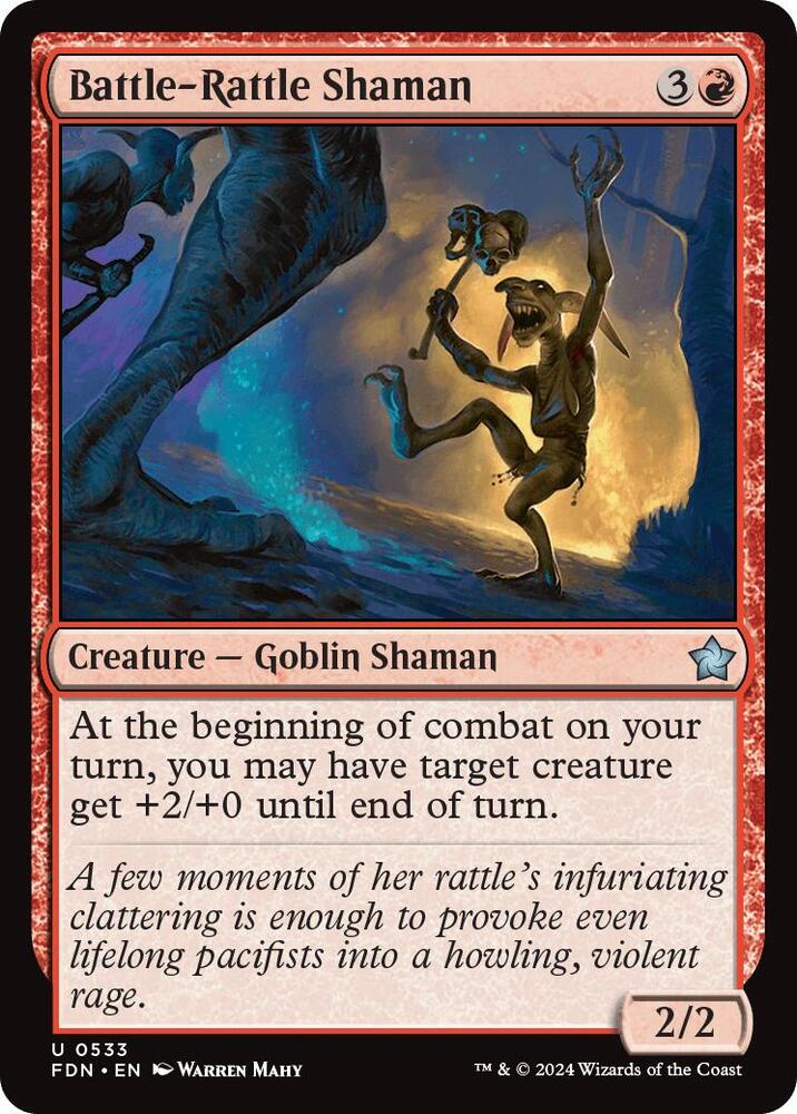 Battle-Rattle Shaman 533 card from Foundations