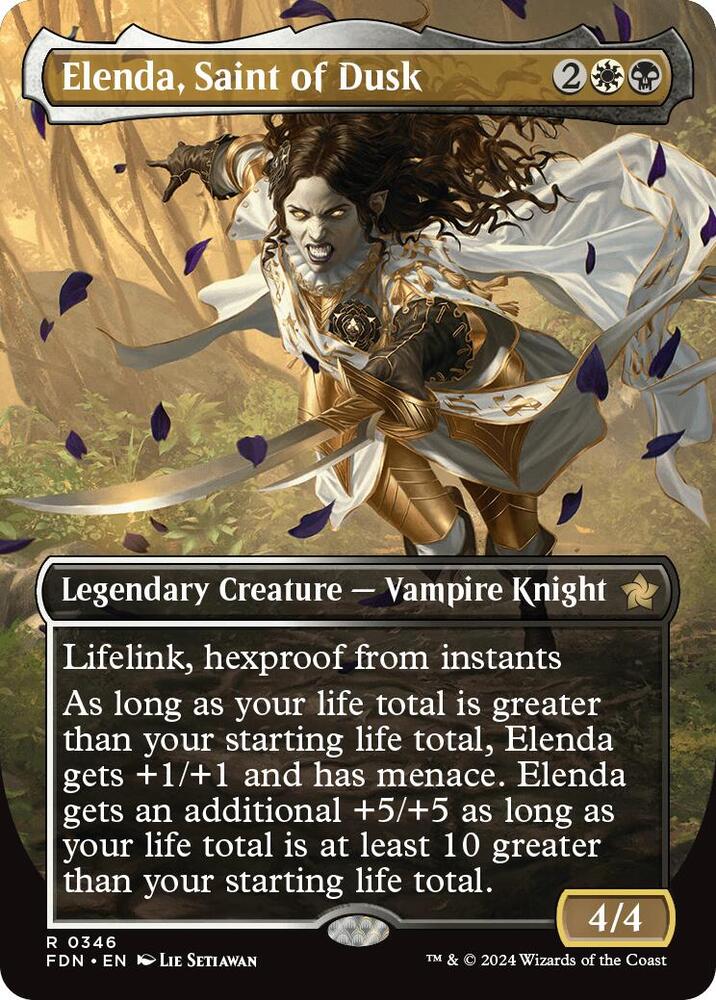 Elenda, Saint of Dusk (Borderless) 346 card from Foundations