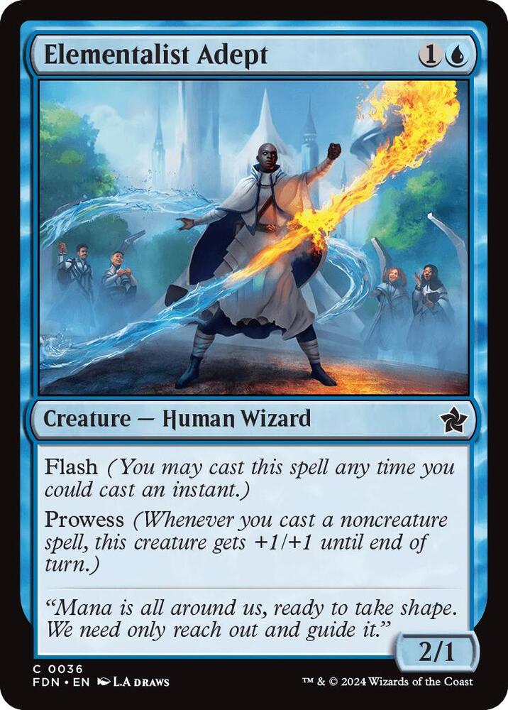 Elementalist Adept 36 card from Foundations