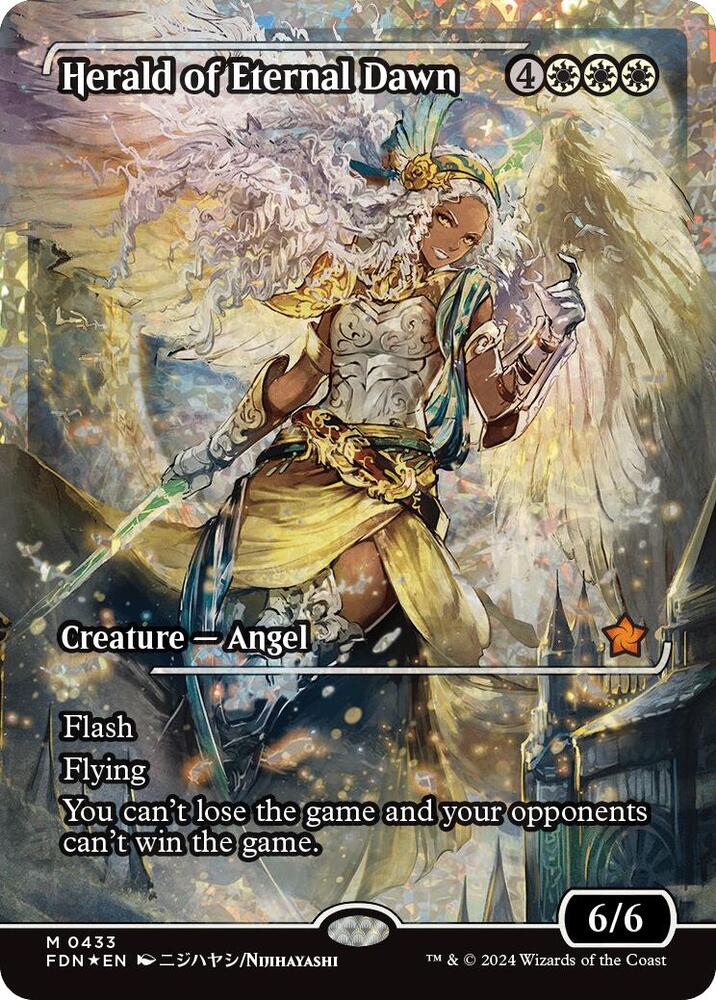 Herald of Eternal Dawn (Showcase) (Fracture Foil) 433 card from Foundations