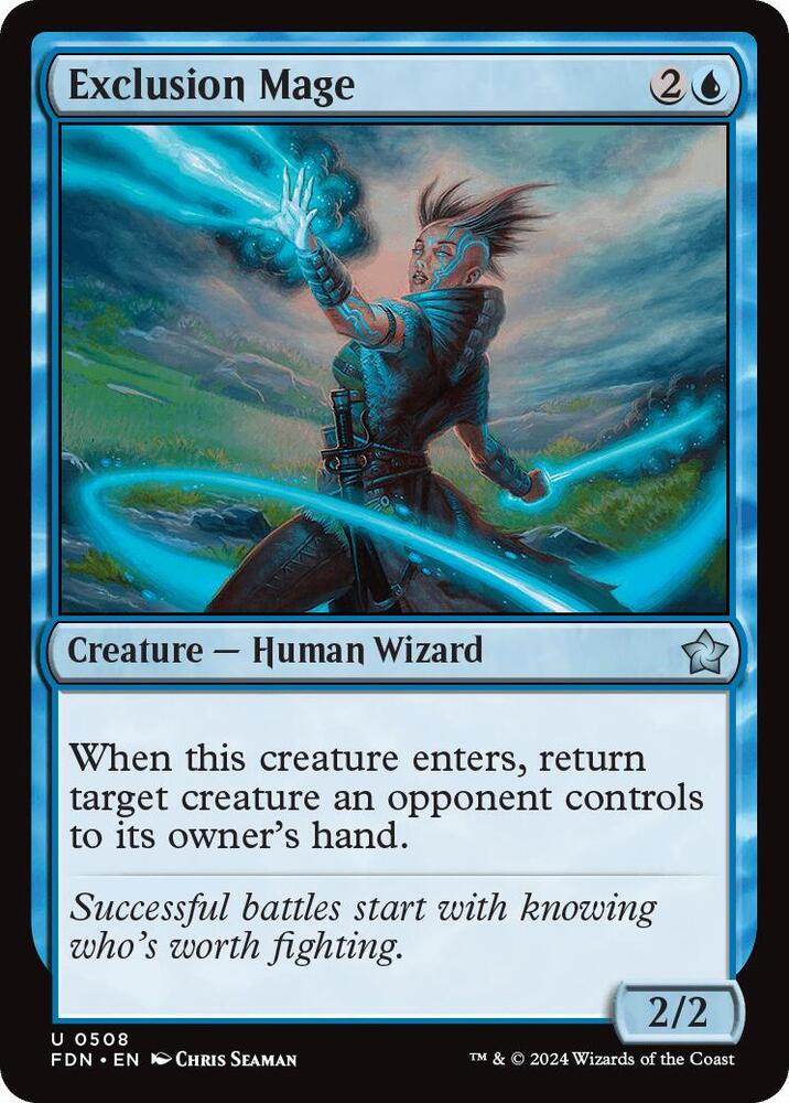 Exclusion Mage 508 card from Foundations