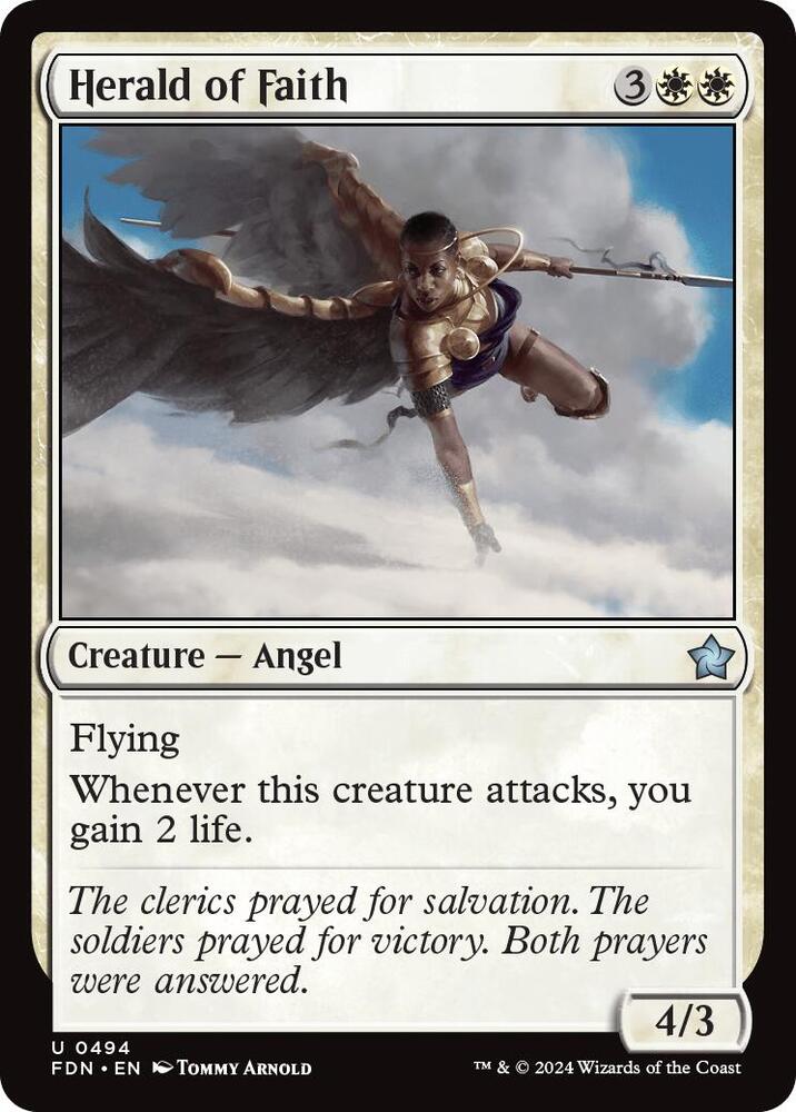 Herald of Faith 494 card from Foundations