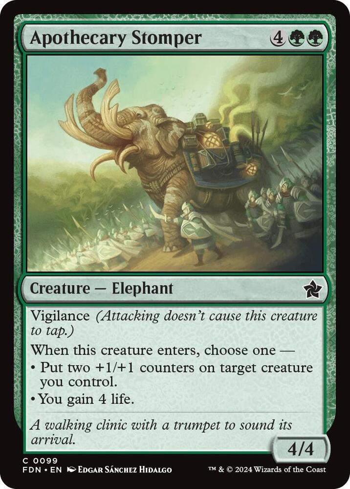 Apothecary Stomper 99 card from Foundations