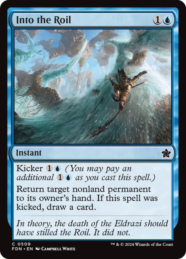 Into the Roil 509 card from Foundations