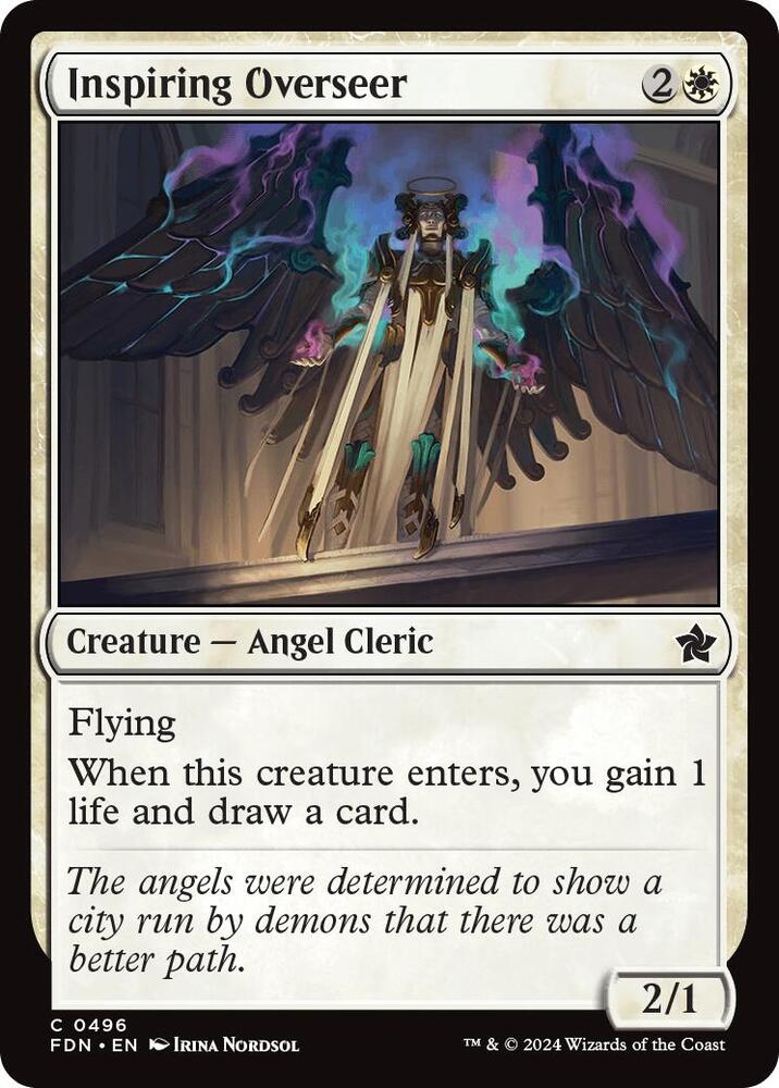 Inspiring Overseer 496 card from Foundations