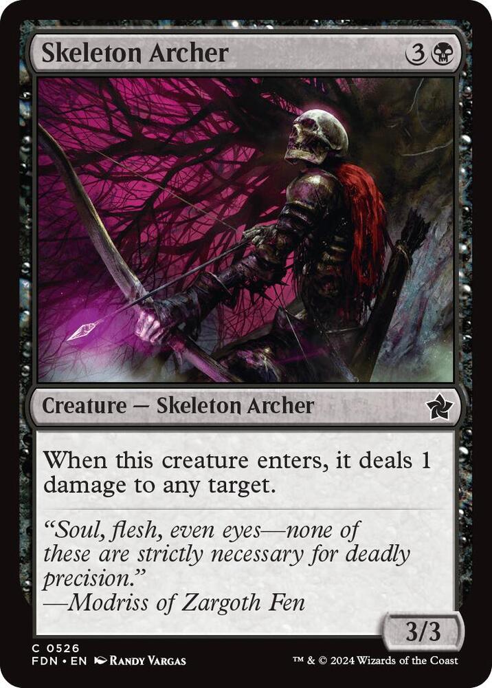 Skeleton Archer 526 card from Foundations