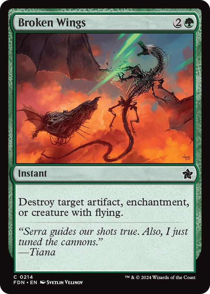 Broken Wings 214 card from Foundations