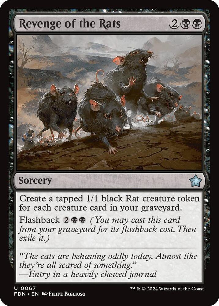 Revenge of the Rats 67 card from Foundations