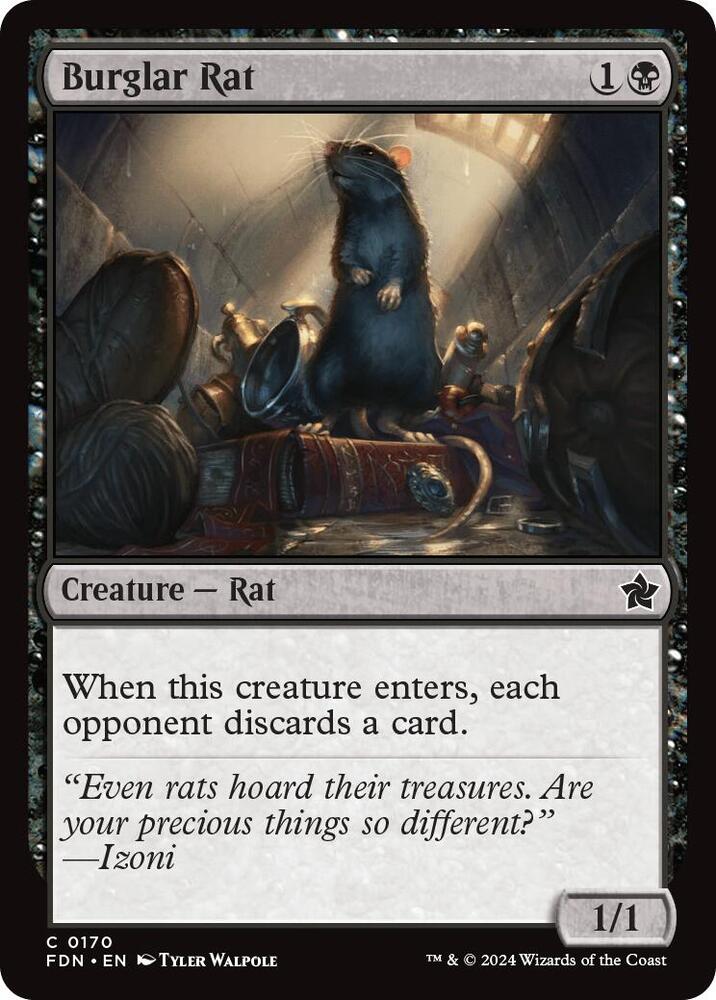 Burglar Rat 170 card from Foundations