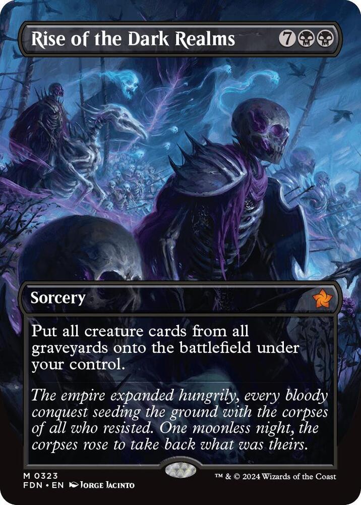 Rise of the Dark Realms (Borderless) 323 card from Foundations